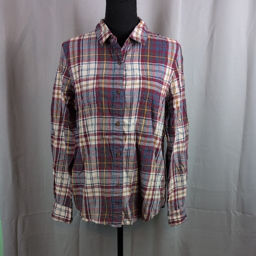 The North Face Women's‎ Multicolor Plaid Button-Down Shirt